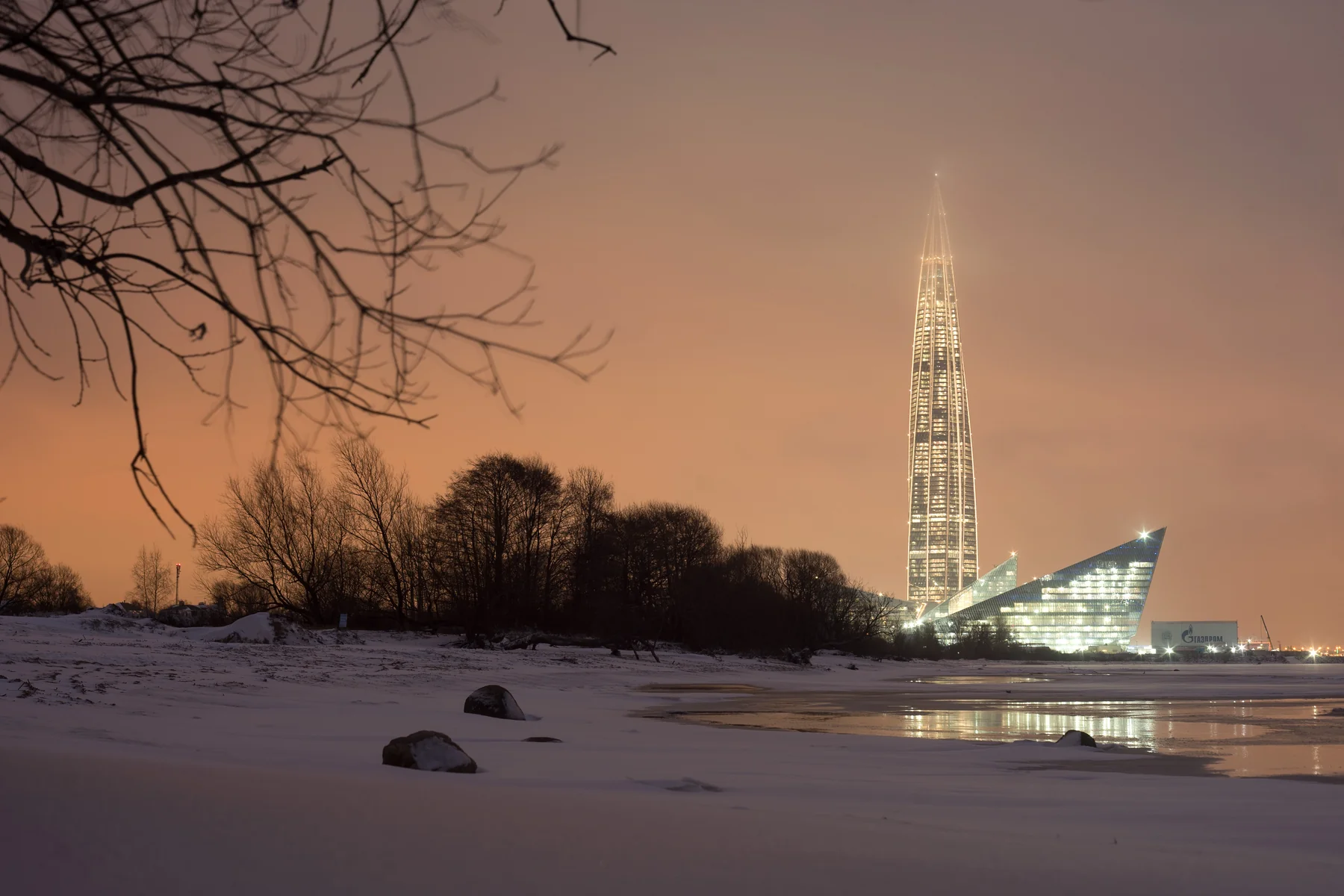 Лахта Центр в Санкт-Петербурге